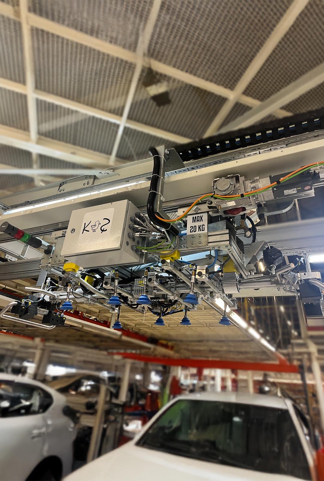 Automatic loading machine system